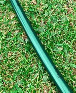 Mangueira EcoPérola estendida no gramado