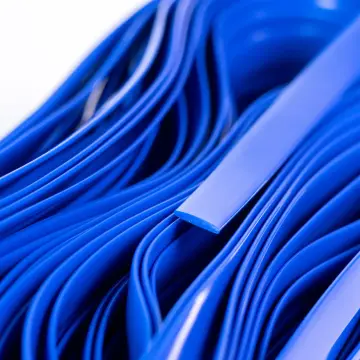Detalhe do Fettuccini Duraforto azul marinho